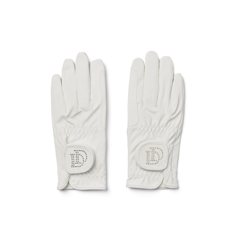 The Dressage Diva Riding Gloves with Added Crystal detail