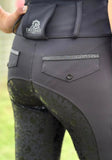 The Dressage Diva Black tights the “Chloe”
