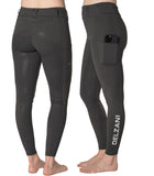 Delzani Capri Pull on Horse-Riding Breeches - Black