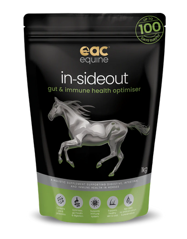 EAC in-sideout horse - Pre & Probiotic, Nutraceutical & Gut Health Supplement For Horse & Ponies