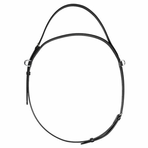 Flexible Fit Equestrian Double Neck Strap with D rings