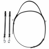 Flexible Fit Equestrian Double Neck Strap with D rings