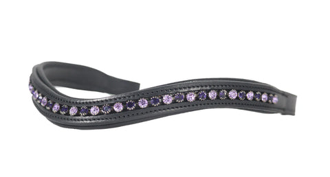 Flexible Fit PURPLE CRYSTAL MID THIN WAVE - BLACK BROWBAND