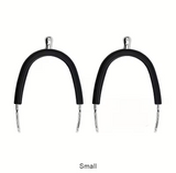 MFE 2pcs Spur Set with Black Rubber-Coated to protect the Boot.